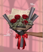 Luxury Red Rose Bouquet - Image 3