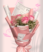 Sweet Pink Rose Bouquet - Image 2